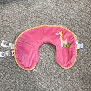 Boppy Heirloom Pink Plush Giraffe Nursing Pillow Cover Slipcover Infant Support
